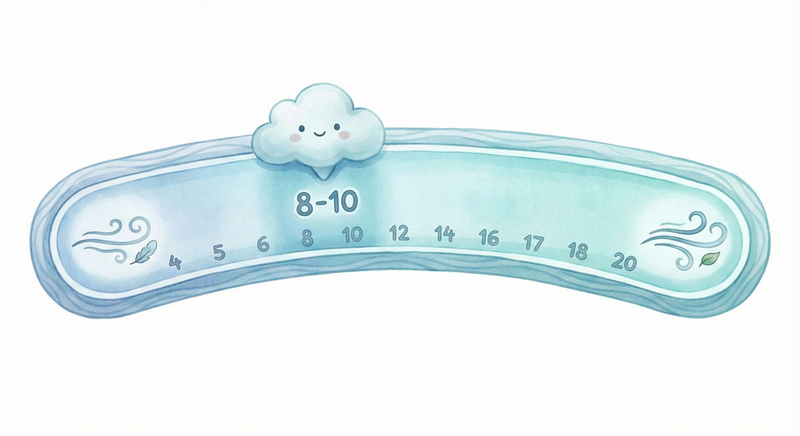 CPAP pressure settings range diagram