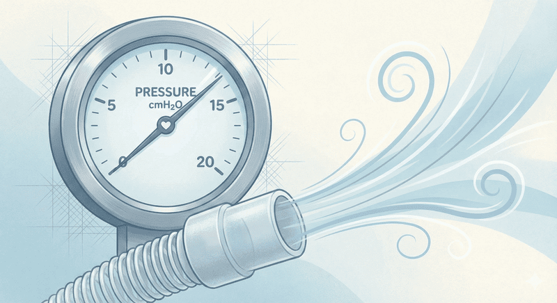 CPAP pressure measurement comparison